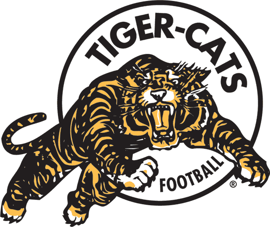 hamilton tiger-cats 1990-2004 primary logo t shirt iron on transfers...
